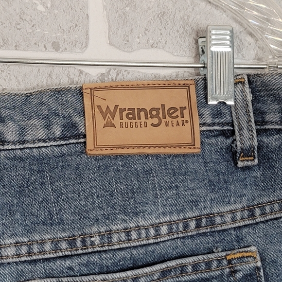 Wrangler Rugged Wear Flannel Lined Women's Jeans Size 15x30 - Picture 9 of 16